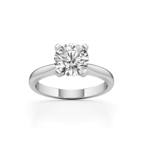 Solurelle 2Ct Round Cut Solitaire Ring