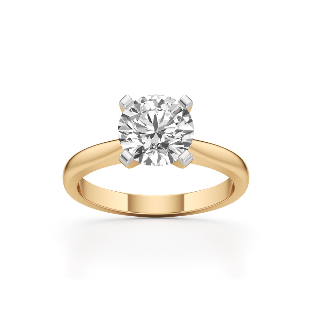 Solurelle 2Ct Round Cut Solitaire Ring