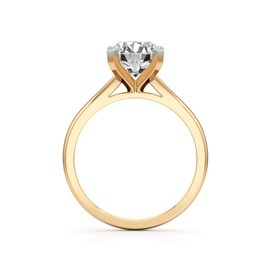 Solurelle 2Ct Round Cut Solitaire Ring