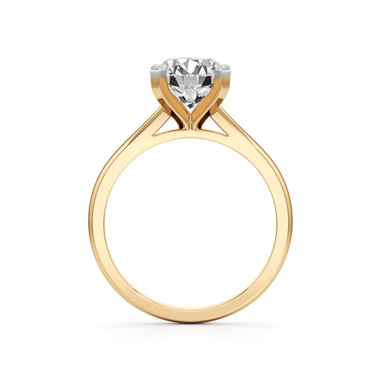 Solurelle 2Ct Round Cut Solitaire Ring