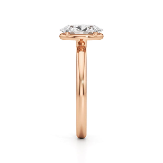 Solondelle 1.50Ct Oval Cut Solitaire Ring
