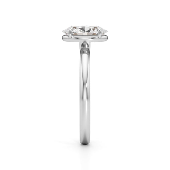 Solondelle 1.50Ct Oval Cut Solitaire Ring