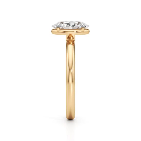 Solondelle 1.50Ct Oval Cut Solitaire Ring