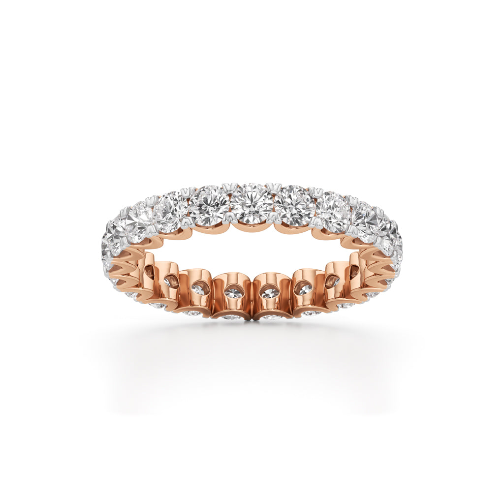 Radiance 2.75Ct Arc Prong Set Round Ring