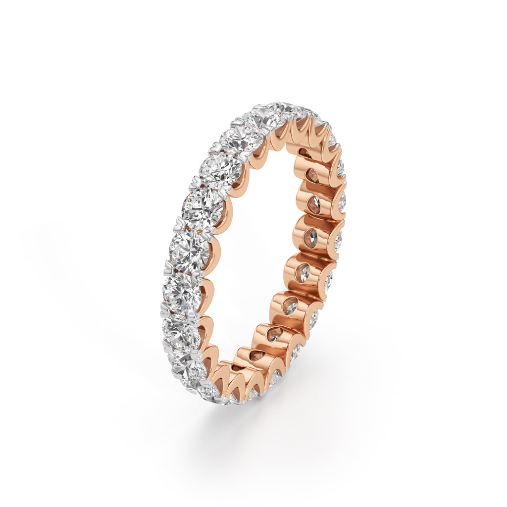 Radiance 2.75Ct Arc Prong Set Round Ring