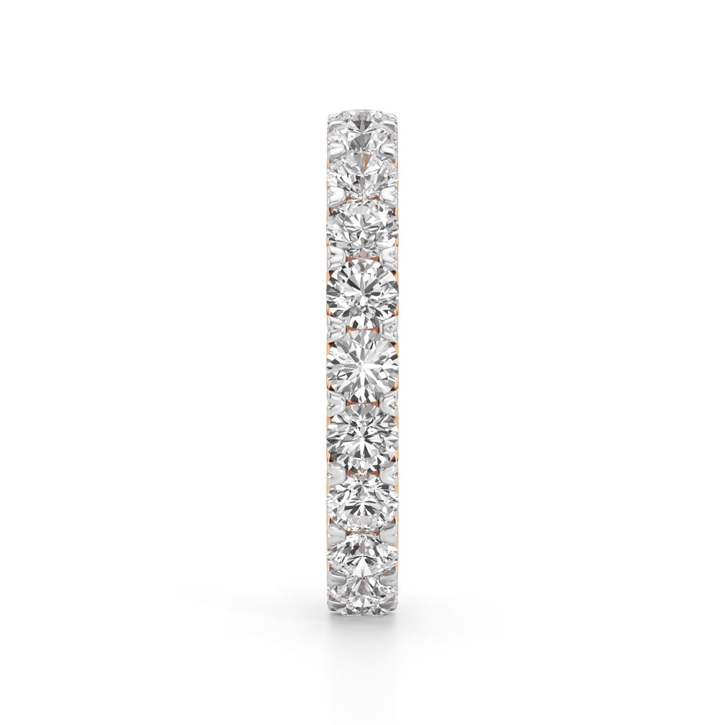 Radiance 2.75Ct Arc Prong Set Round Ring