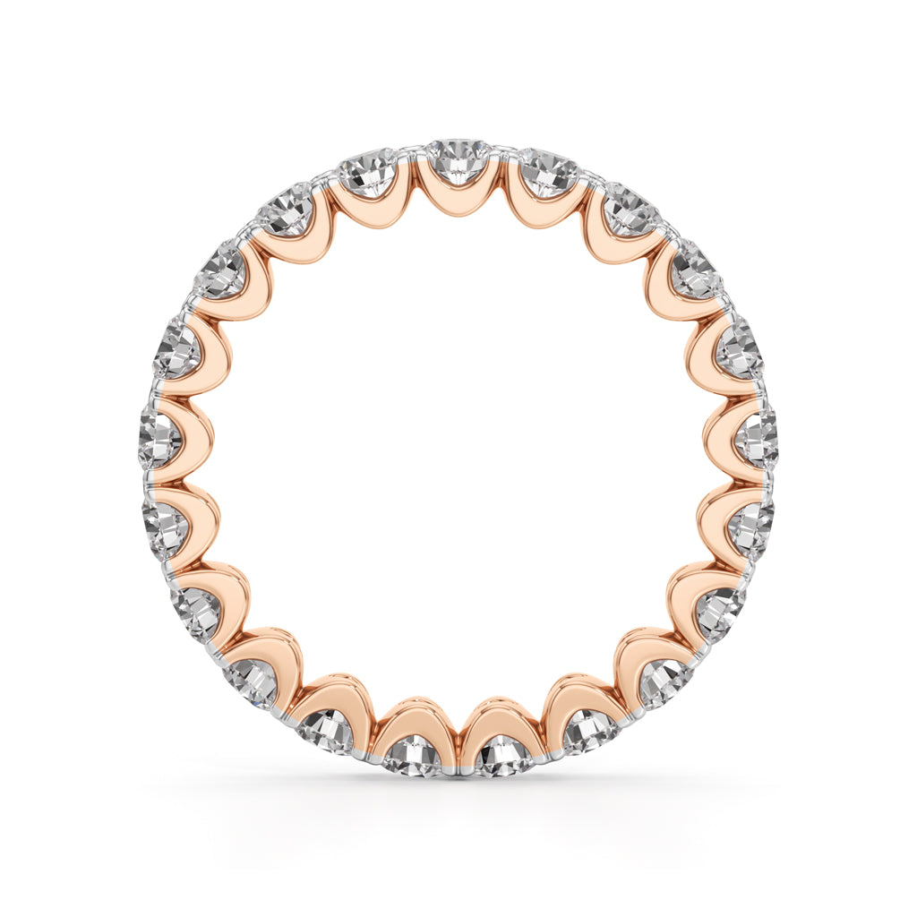 Radiance 2.75Ct Arc Prong Set Round Ring