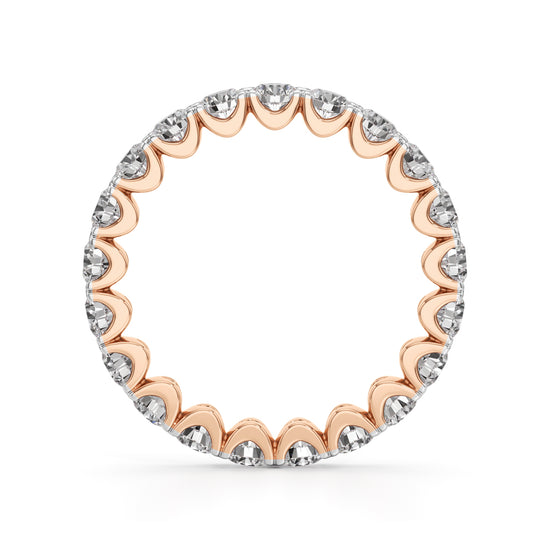 Radiance 2.75Ct Arc Prong Set Round Ring