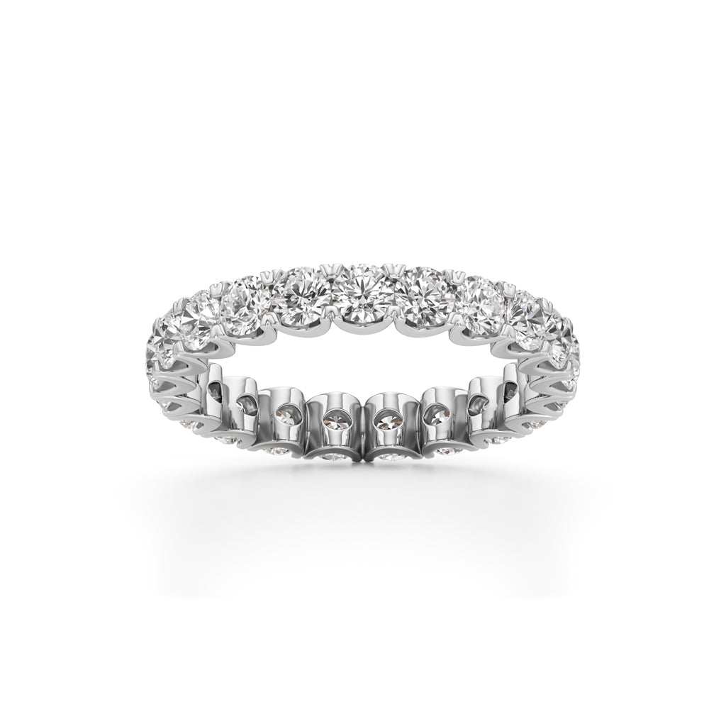 Radiance 2.75Ct Arc Prong Set Round Ring