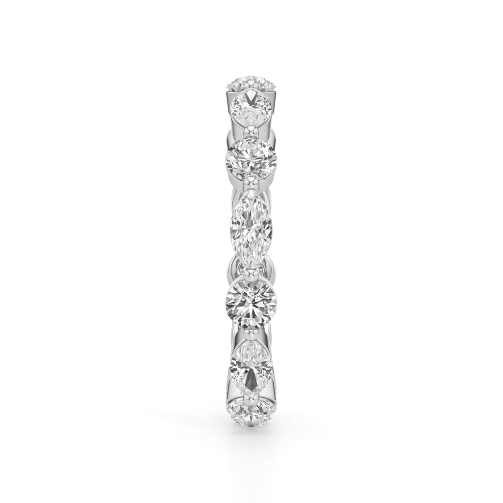 Pandora 1Ct Marquise & Round Cut Eternity Ring