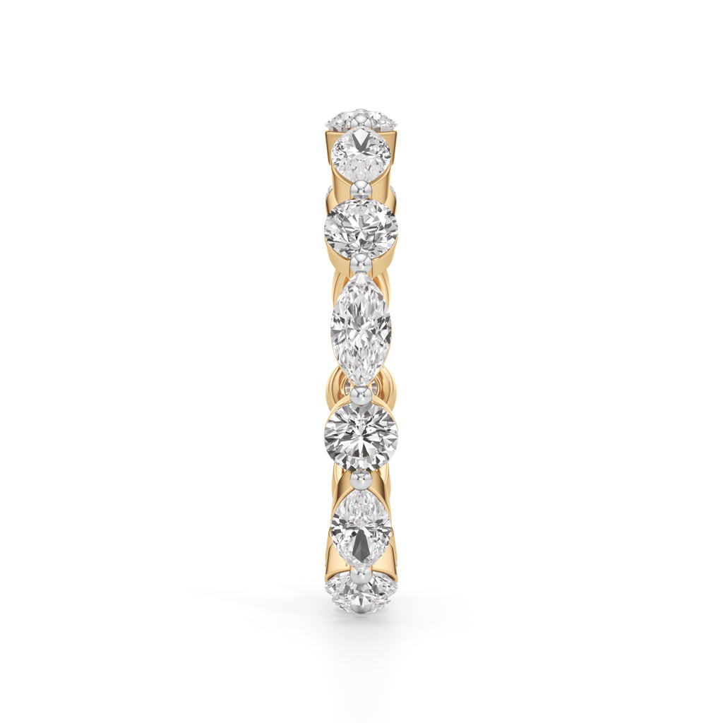 Pandora 1Ct Marquise & Round Cut Eternity Ring
