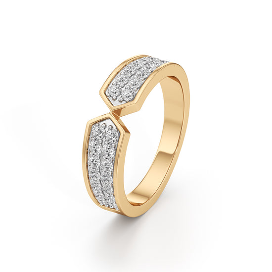 Harmonia Four Prong 0.50 Ct Oval Ring