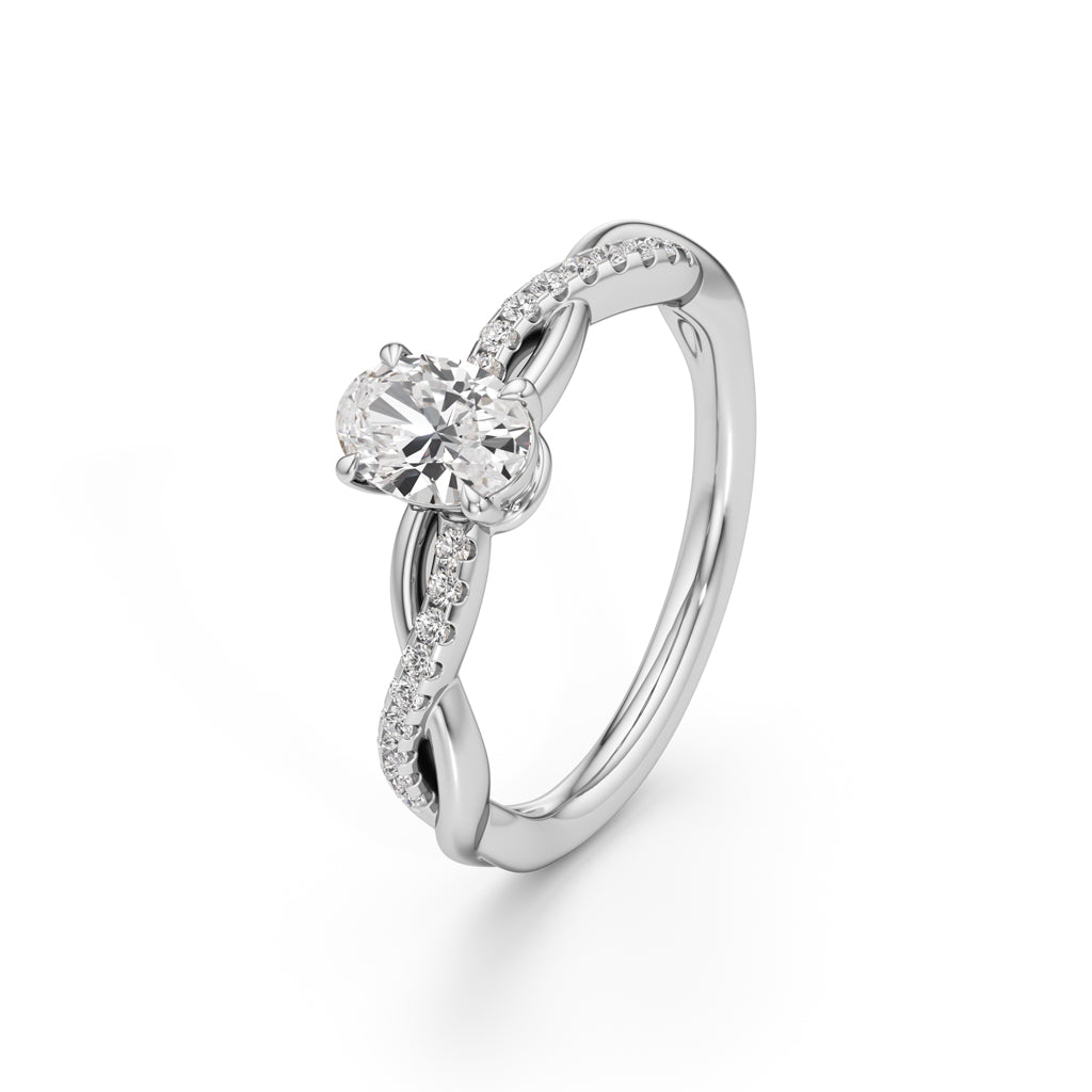 Seraphina Oval Accent Ring