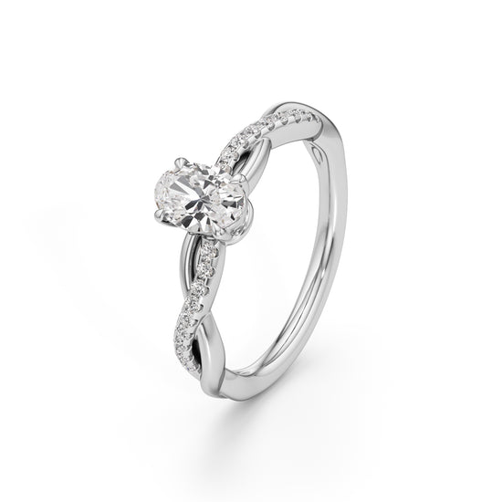 Seraphina Oval Accent Ring