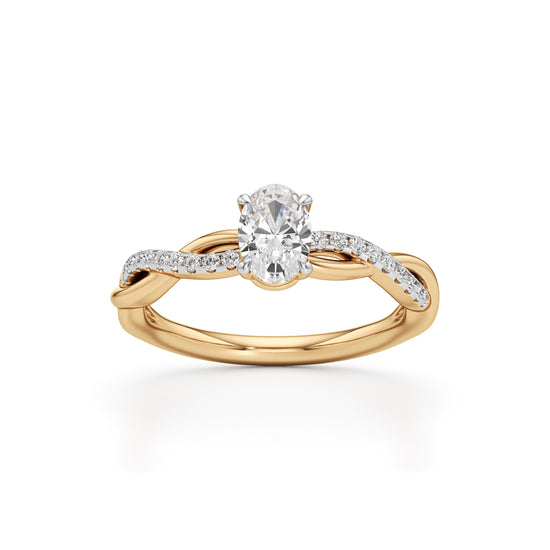 Seraphina Oval Accent Ring