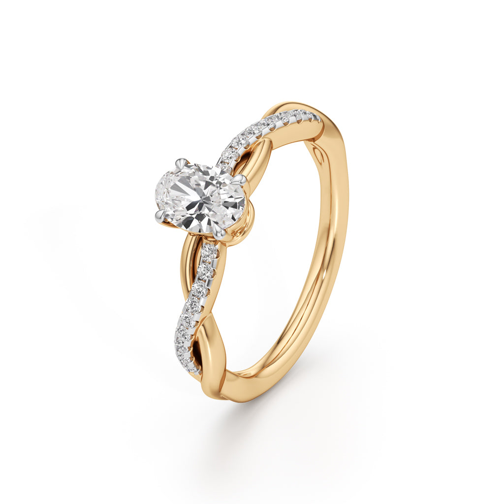 Seraphina Oval Accent Ring
