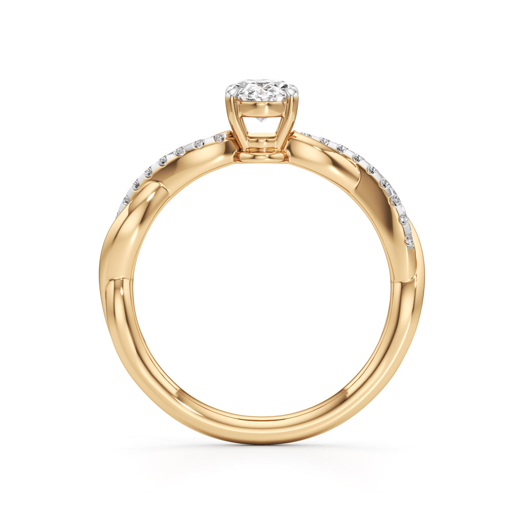 Seraphina Oval Accent Ring
