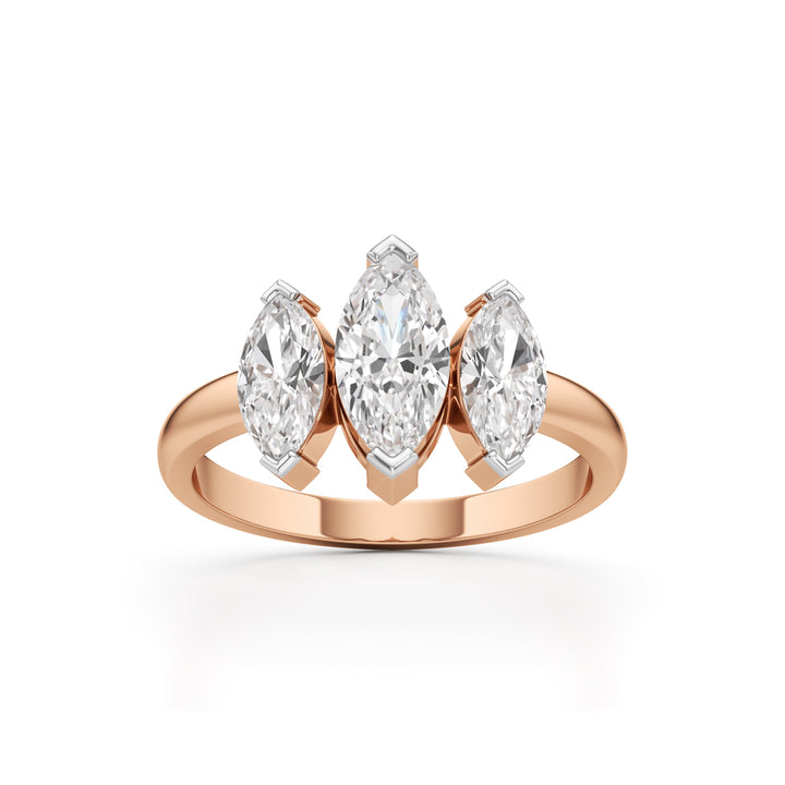 Radiant Marquise Trio Ring