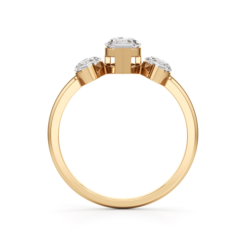 Radiant Marquise Trio Ring