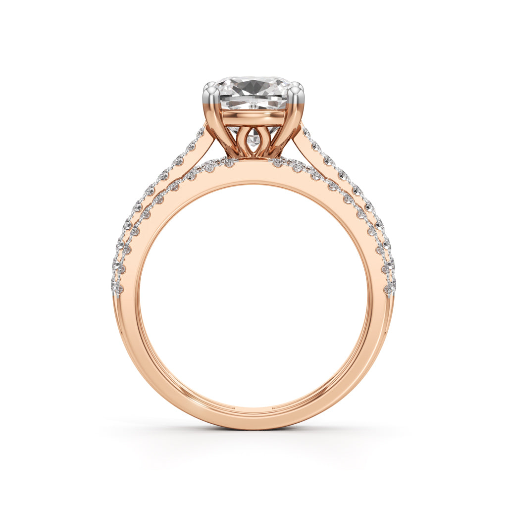 The Empress Cushion-Cut Diamond Ring