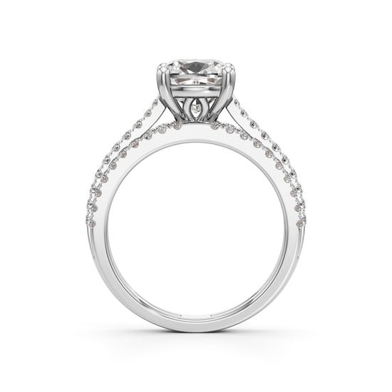 The Empress Cushion-Cut Diamond Ring