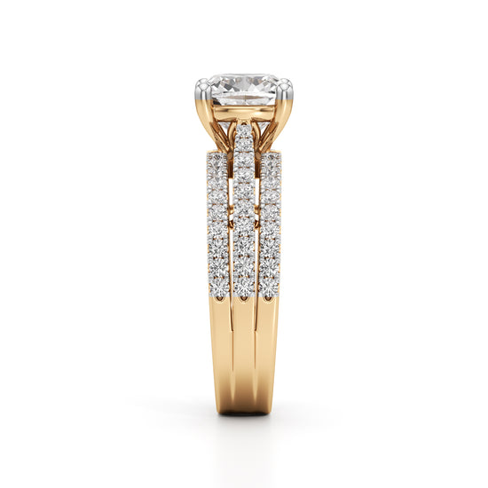 The Empress Cushion-Cut Diamond Ring