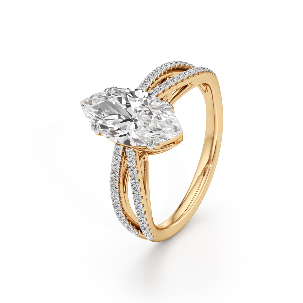 The Marquise Legacy Diamond Ring