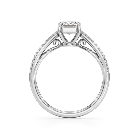 Elowen Emerald Diamond Ring