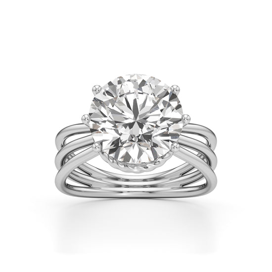 5Ct Round Shape Wedding Collection