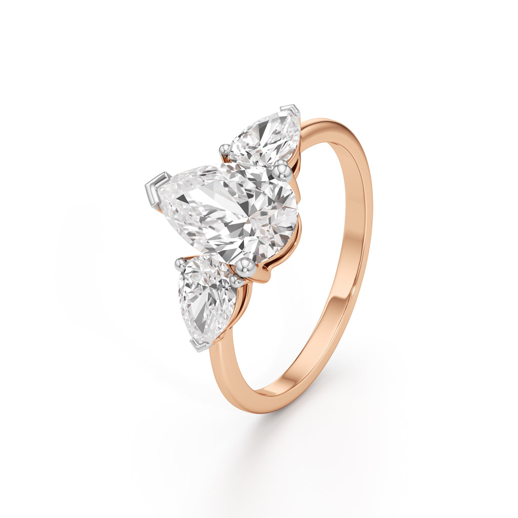 Valence Pear-Cut Diamond Ring