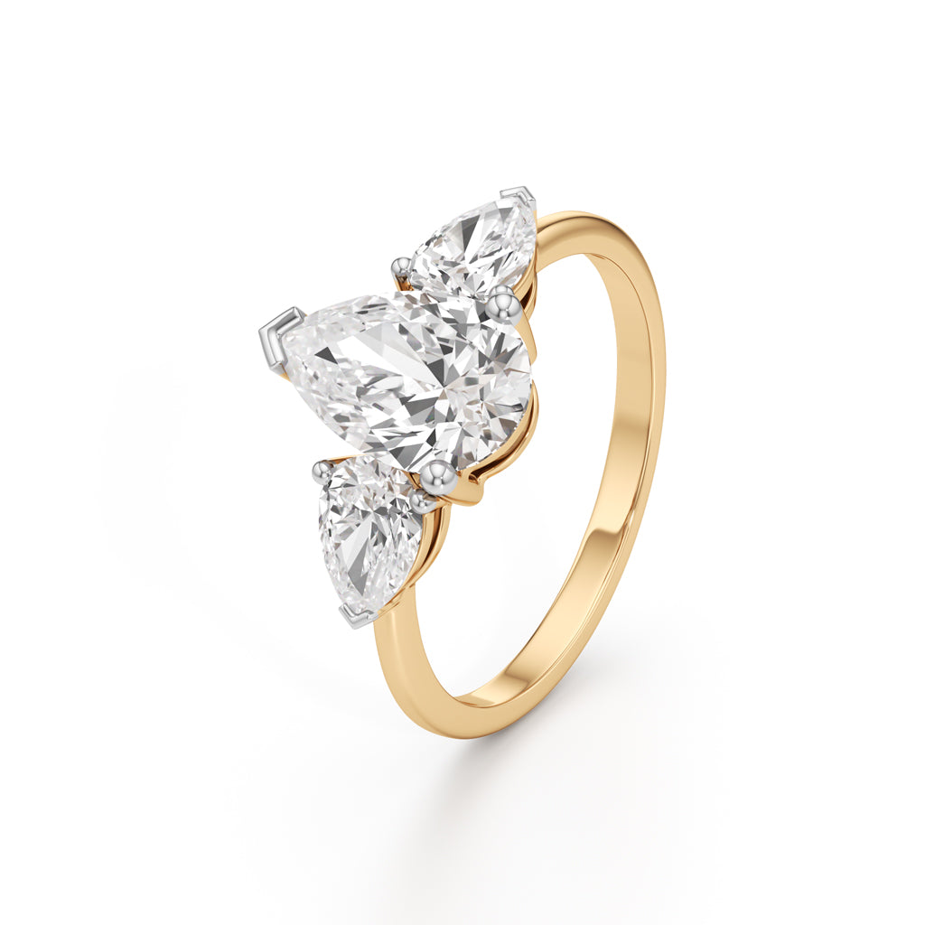 Valence Pear-Cut Diamond Ring