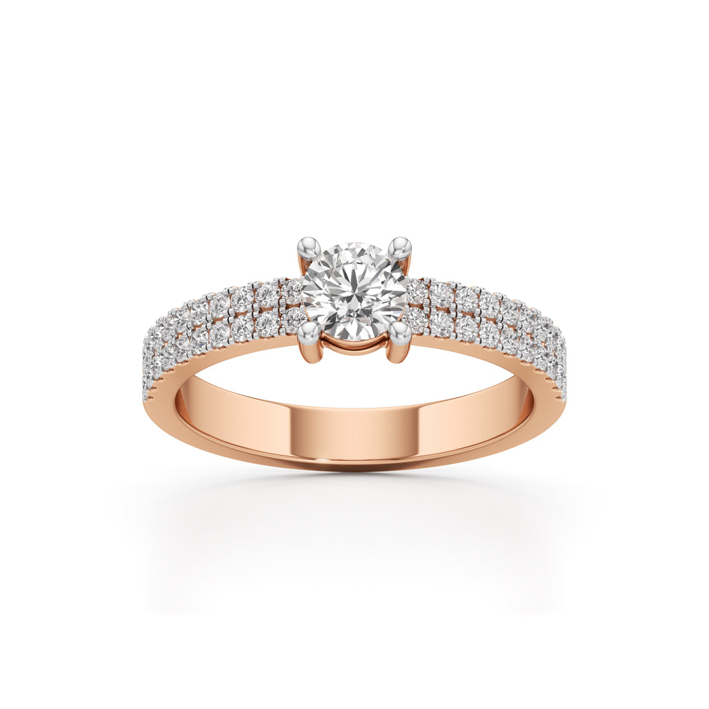 Eternal Spark Double Band Ring