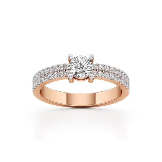 Eternal Spark Double Band Ring