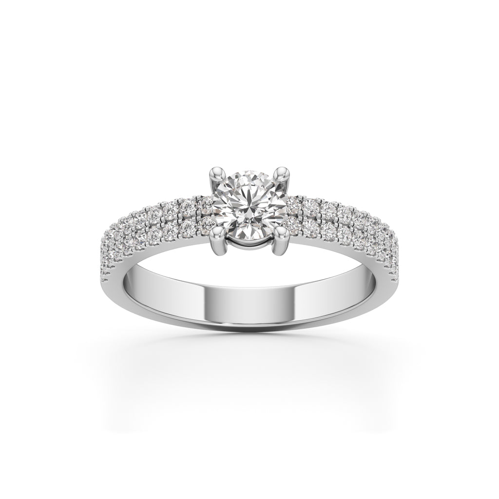 Eternal Spark Double Band Ring