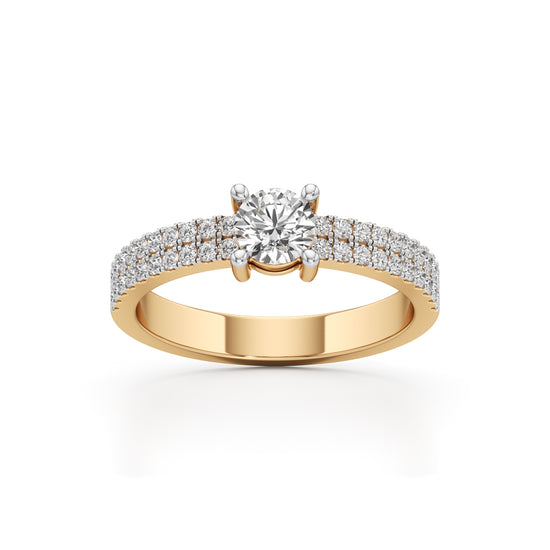 Eternal Spark Double Band Ring