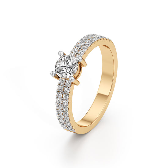 Eternal Spark Double Band Ring