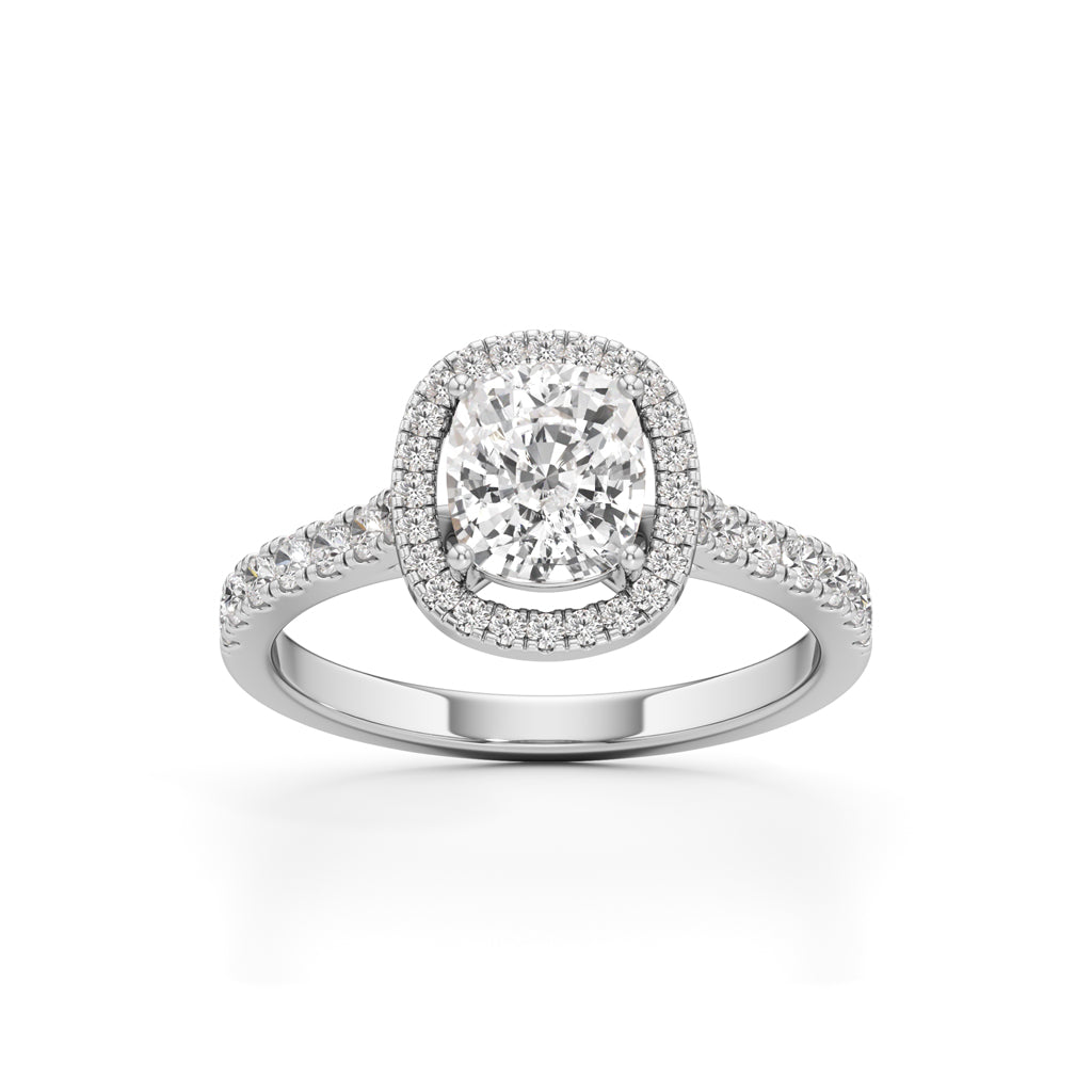 Seren Cushion Radiance Ring