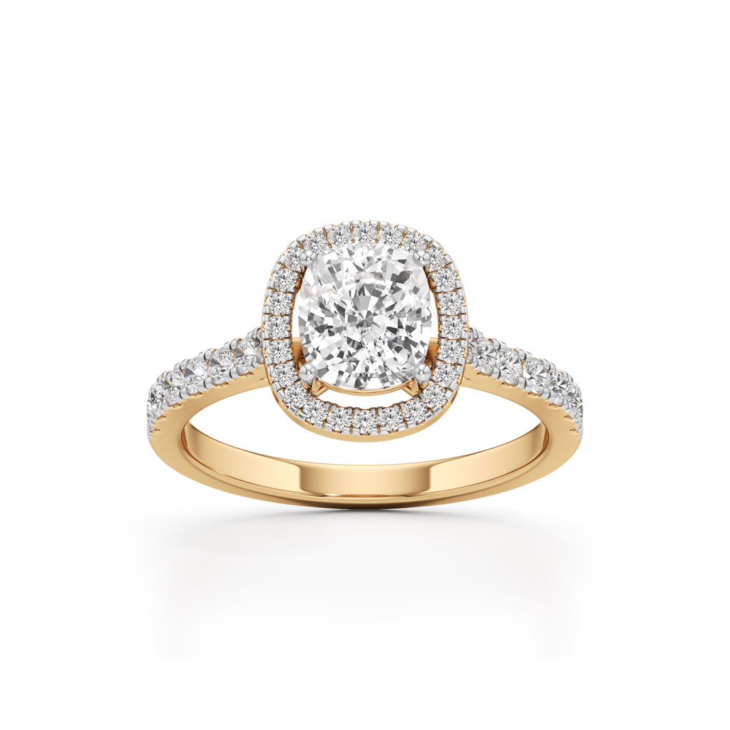 Seren Cushion Radiance Ring