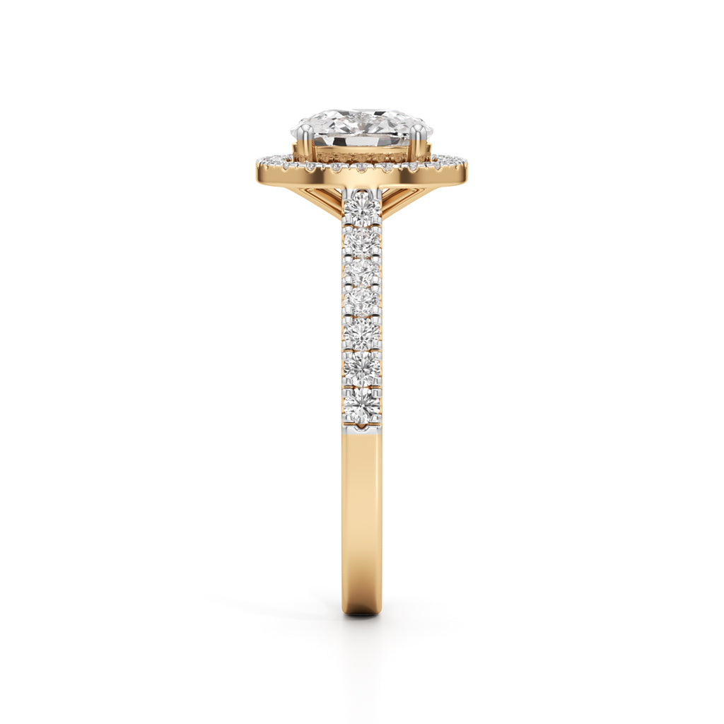 Seren Cushion Radiance Ring