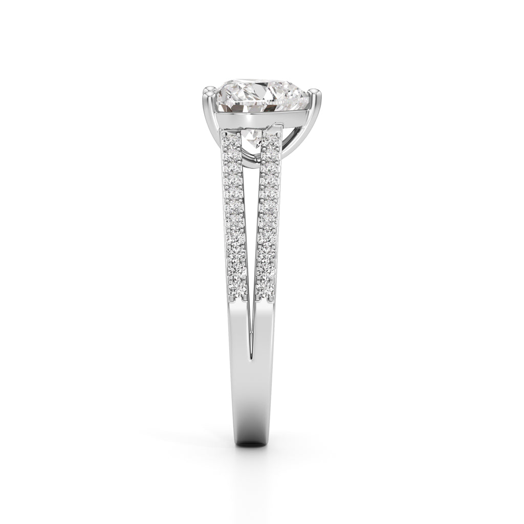 Amora Heart Diamond Ring