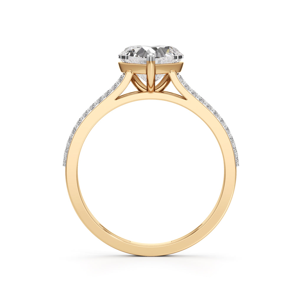 Amora Heart Diamond Ring
