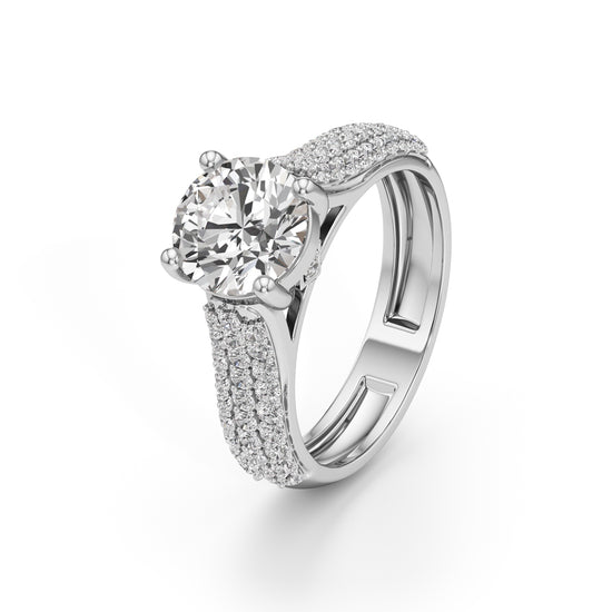 Aurelia Solitaire Diamond Ring