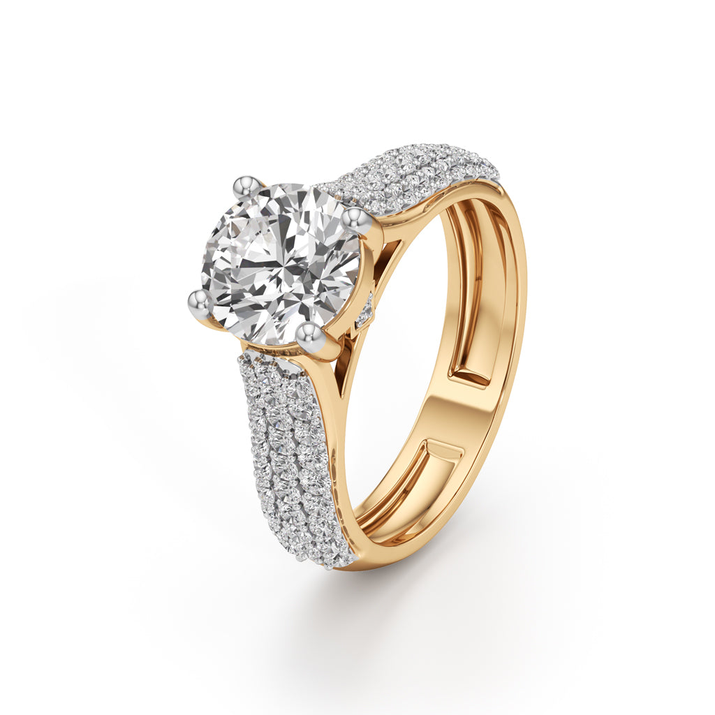 Aurelia Solitaire Diamond Ring