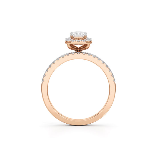 Elowen Emerald Trio Ring