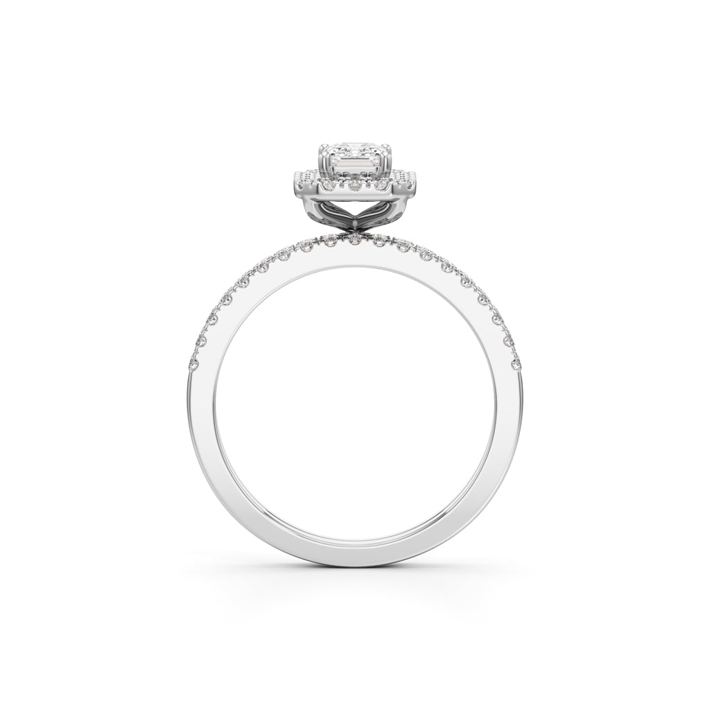 Elowen Emerald Trio Ring