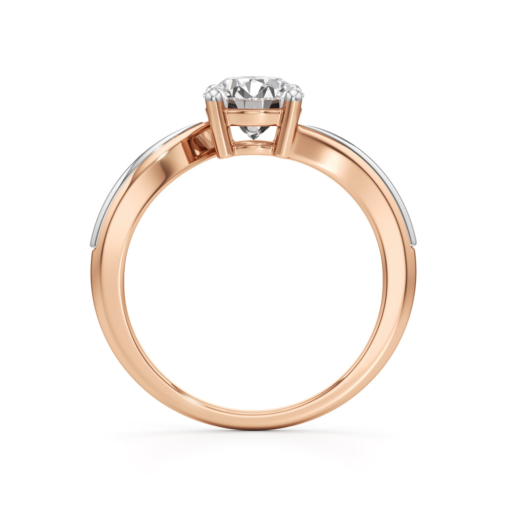 Elara Round Solitaire Ring