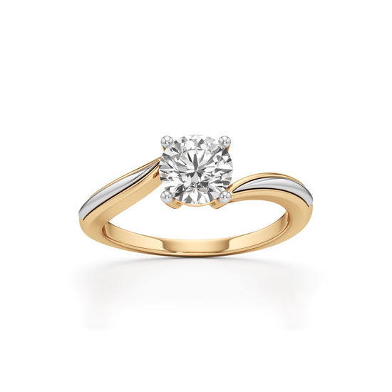 Elara Round Solitaire Ring