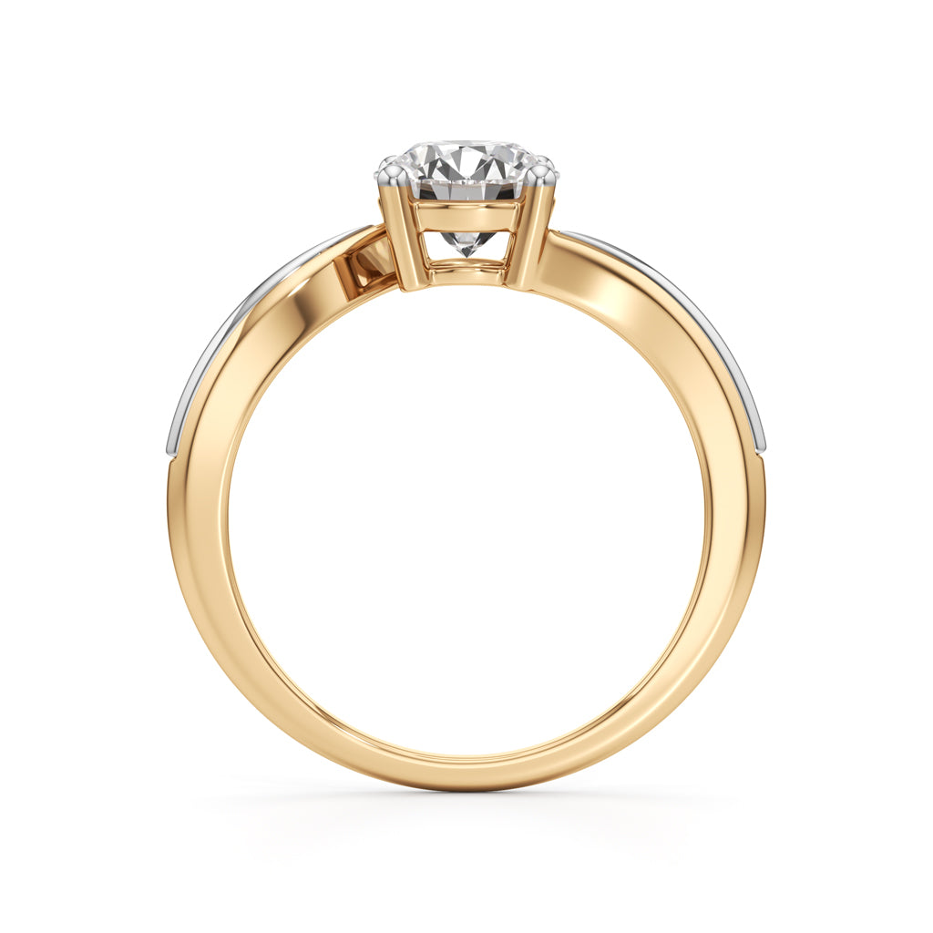 Elara Round Solitaire Ring