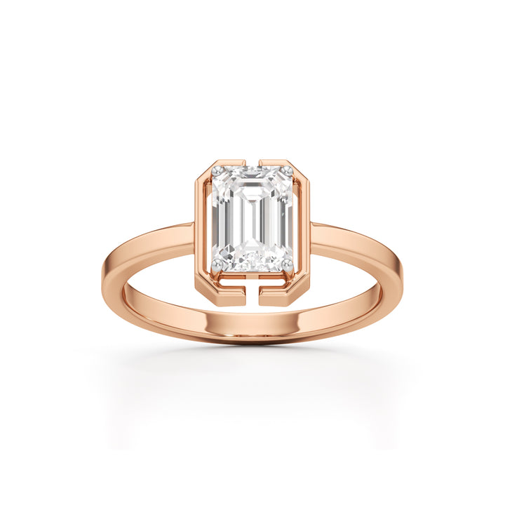 Clarisse Emerald Solitaire