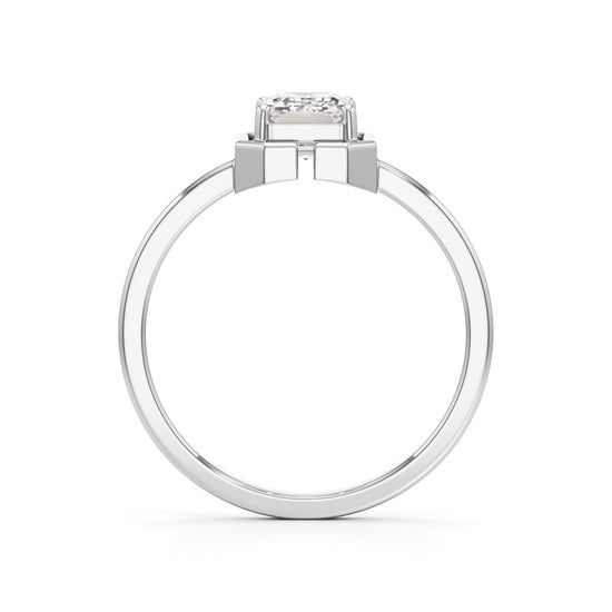 Clarisse Emerald Solitaire
